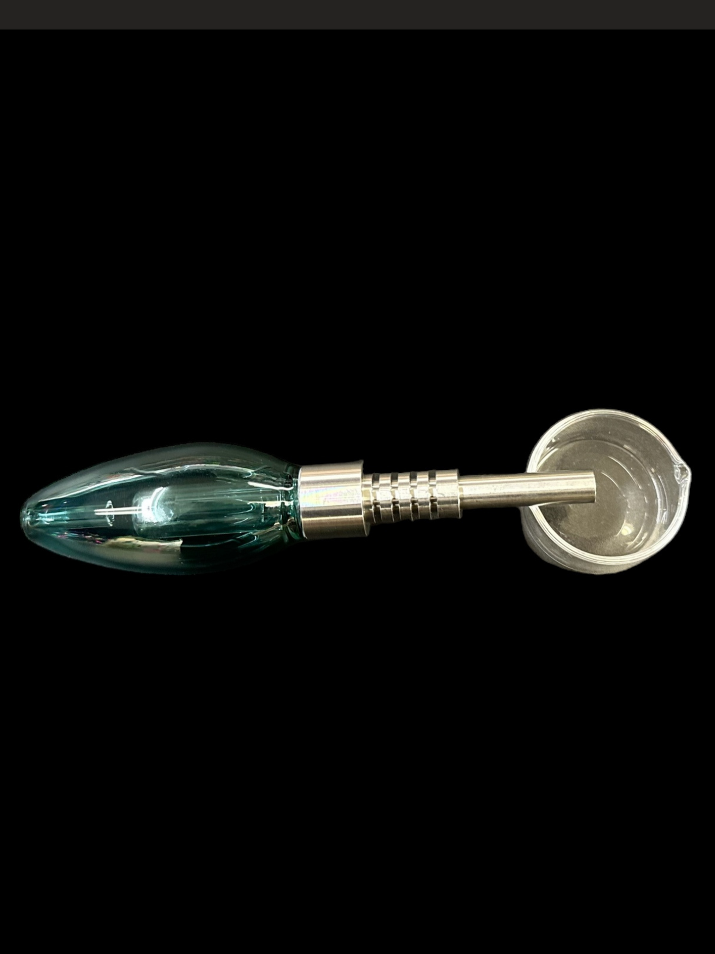 Glass Bulb Nectar Collector With Titanium Tip