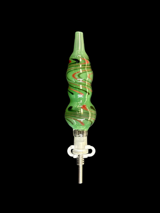 Glass Color Strip Nectar Collector