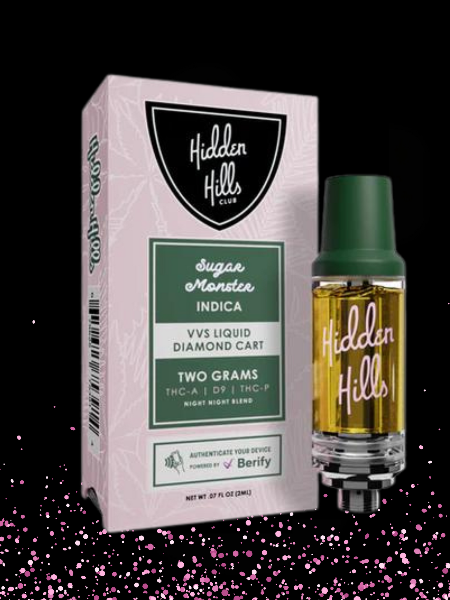 Hidden Hills | Sugar Monster | Indica | 2g Cartridge