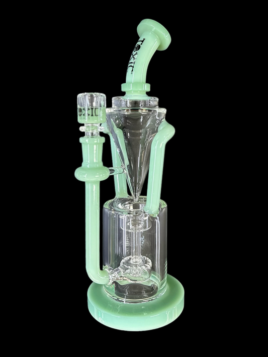 TOXIC 12" ColorTube Gravity Recycler - Green