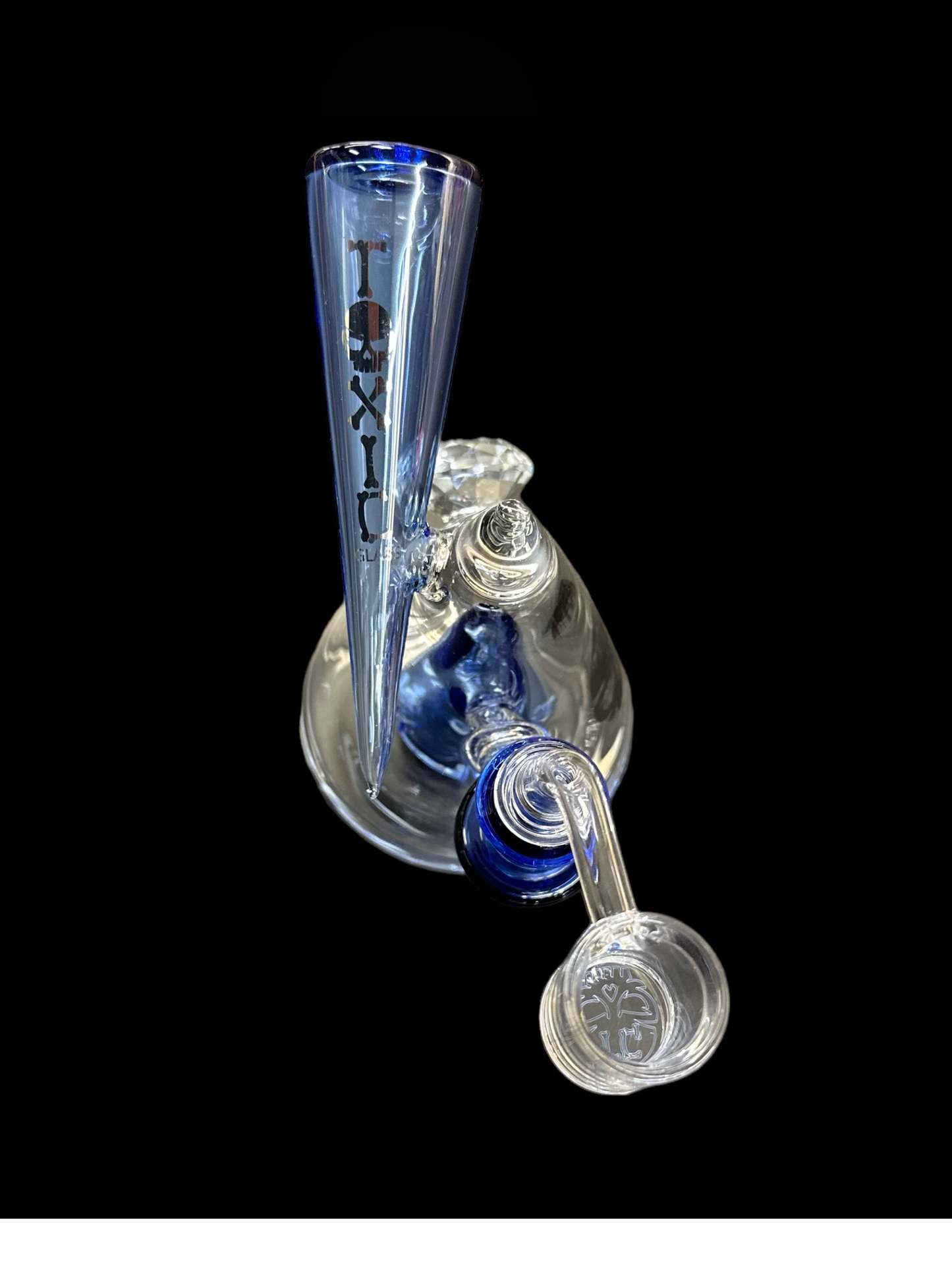 Toxic Glass Double Cone Rig - Clear/Blue