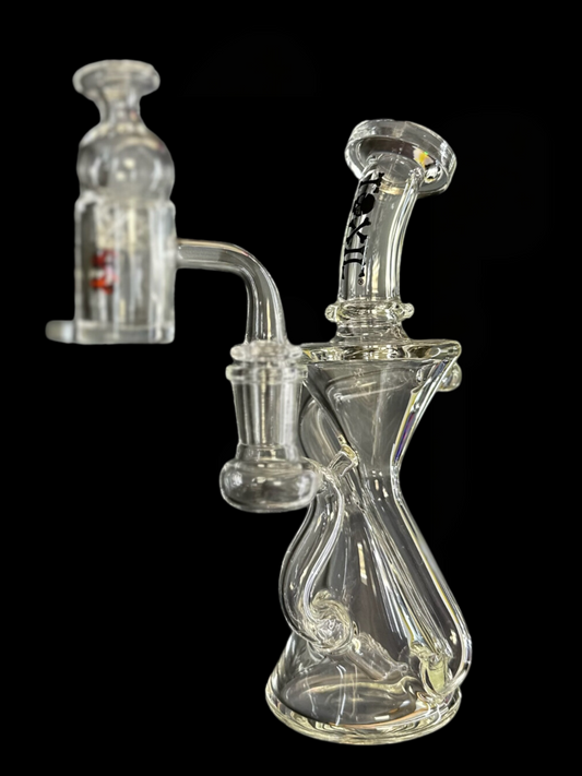 Toxic Glass Double Cyclone Recycler Complete Set