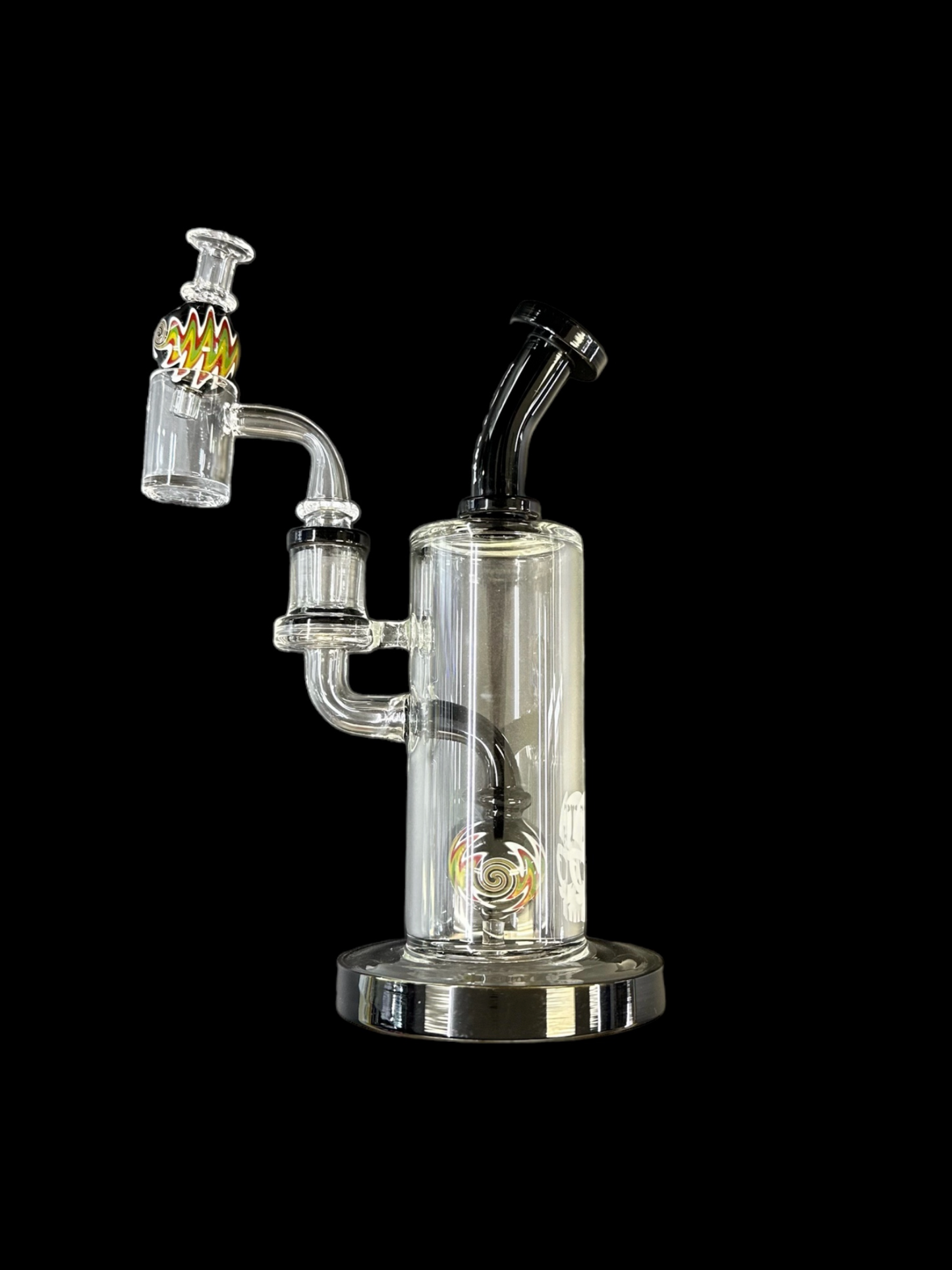 Toxic Glass 9" Dab Rig Set - Black